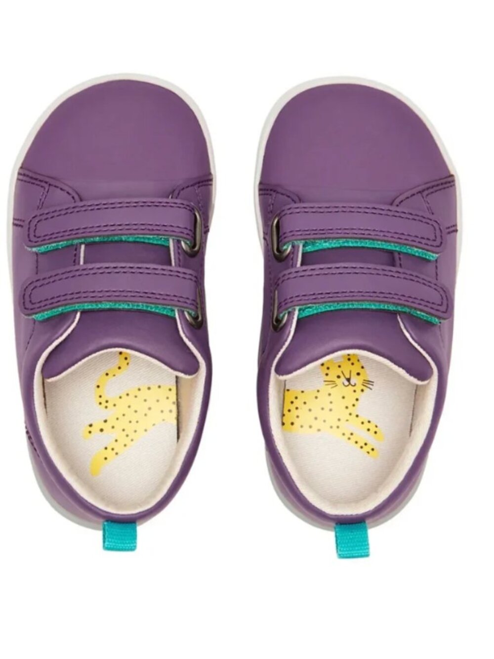 Ten Little Toes - Everyday Original Sneaker with Velcro Closure (Power Purple)